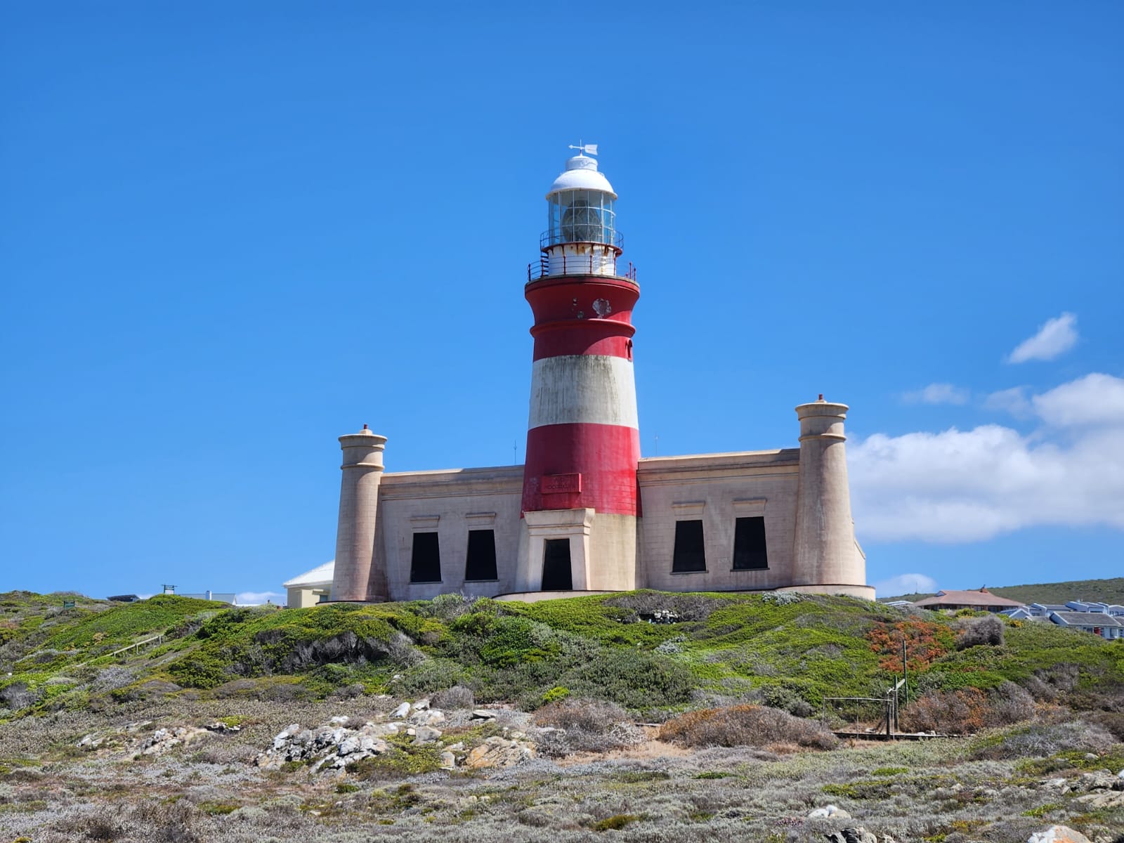 Lighthouse near Struisbaai and Cape Agulhas